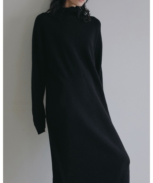 anuke(アンヌーク)の「Cocoon Knit Onepiece(ワンピース・レディース・ブラック/ブラウン・36inch/38inch)」の9枚目の写真