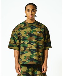 KEBOZ | EFG WAPPEN DRAWSTRING S/S SWEATCREWNECK(Tシャツ/カットソー)