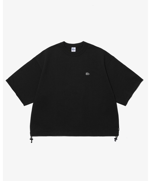 KEBOZ(ケボズ)の「EFG WAPPEN DRAWSTRING S/S SWEATCREWNECK(Tシャツ/カットソー・メンズ・アッシュグレー/ブラック/ネイビー/カモフラージュ・M/L/XL)」の1枚目の写真