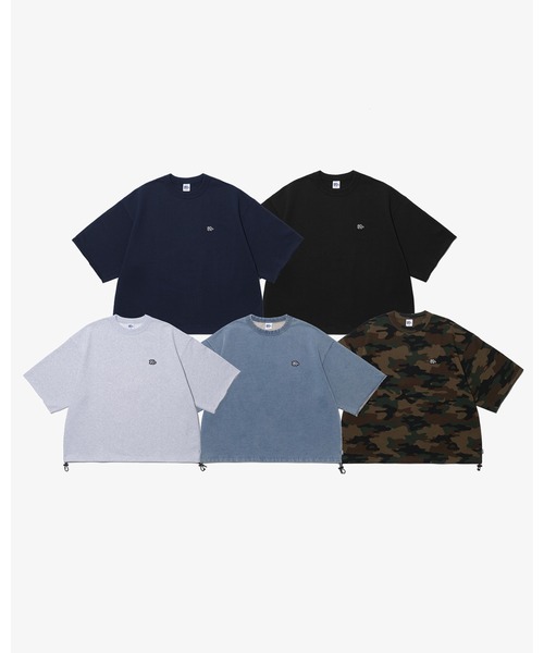 KEBOZ(ケボズ)の「EFG WAPPEN DRAWSTRING S/S SWEATCREWNECK(Tシャツ/カットソー・メンズ・アッシュグレー/ブラック/ネイビー/カモフラージュ・M/L/XL)」の6枚目の写真