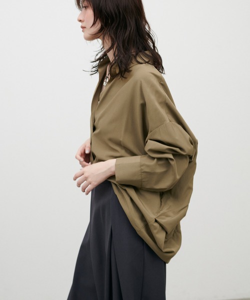 LARUTA(ラルータ)の「【LARUTA】スキッパー長袖シャツ(シャツ/ブラウス・レディース・その他1/オフホワイト/キャメル/ボルドー/ネイビー・FREE)」の18枚目の写真