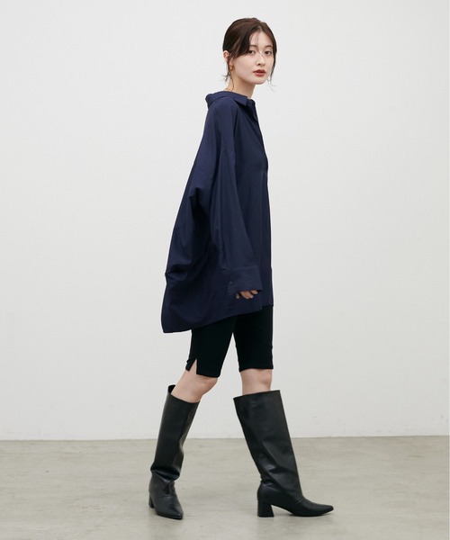 LARUTA(ラルータ)の「【LARUTA】スキッパー長袖シャツ(シャツ/ブラウス・レディース・その他1/オフホワイト/キャメル/ボルドー/ネイビー・FREE)」の15枚目の写真