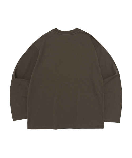 CARGOBROS FOR WOMAN(カーゴブロスフォーウィメン)の「ヴィンテージサークルロゴロングスリーブTシャツ(カーキ)(Tシャツ/カットソー・レディース・その他・X-LARGE/SMALL/MEDIUM/LARGE)」の2枚目の写真