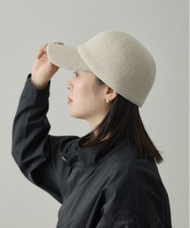 kuros'（クロス）の「ニット ウールカシミヤ ジョッキーキャップ C.C.（キャップ）」