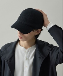 kuros'（クロス）の「ニット ウールカシミヤ ジョッキーキャップ C.C.（キャップ）」