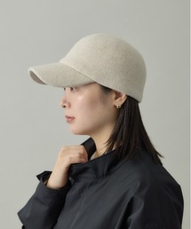 kuros'（クロス）の「ニット ウールカシミヤ ジョッキーキャップ C.C.（キャップ）」
