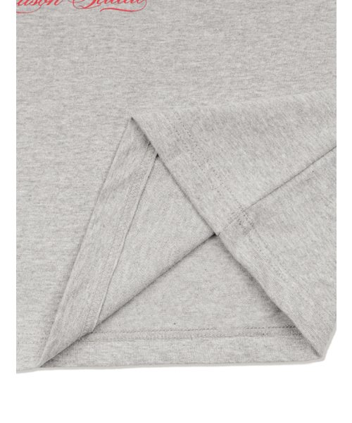 FABULOUS ARCHIVE(ファビュラスアーカイブ)の「ホースレタリング フィンガーホール ヘンリーネック メランジグレー(FCG3TS957M)(Tシャツ/カットソー・レディース・ライトグレー・LARGE/MEDIUM)」の8枚目の写真