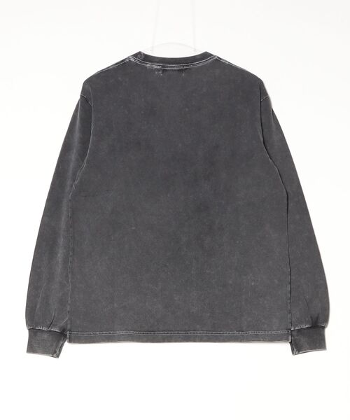 XLARGE（エクストララージ）の「OVERDYED COLLEGE LOGO L/S TEE（Tシャツ/カットソー・メンズ・ネイビー/グリーン/ブラック・M/L/S/XL）」の14枚目の写真