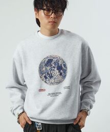 【FFEIN(フェイン)】ヘビーウエイトアートグラフィックアソートロゴスウェット / スウェット トレーナー クルーネック 裏起毛 グラフィック プリント ロゴ ユニセックス