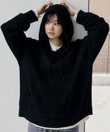 DAWNCE | 【AKI・三嶋ひな 着用】ワッフルニットフーディー(パーカー)