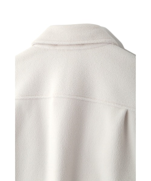 Y(ワイ)の「Y / RECYCLE POLYESTER FLEECE SH(シャツ/ブラウス・メンズ・ホワイト/ネイビー・MEDIUM/SMALL/LARGE)」の19枚目の写真