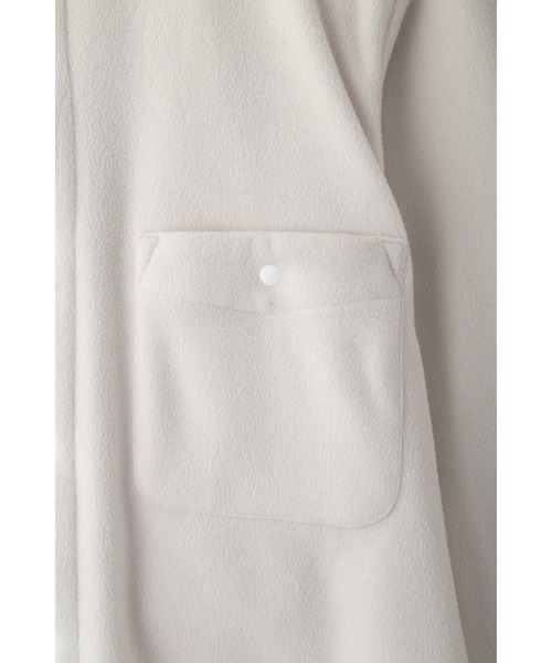 Y(ワイ)の「Y / RECYCLE POLYESTER FLEECE SH(シャツ/ブラウス・メンズ・ホワイト/ネイビー・MEDIUM/SMALL/LARGE)」の20枚目の写真