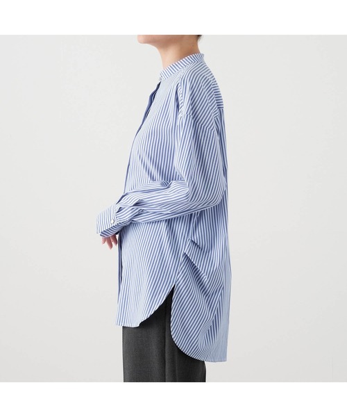 StyleNote(スタイルノート)の「シワになりにくいチュニックブラウス(シャツ/ブラウス・レディース・サックスブルー/オフホワイト/ネイビー・M/S/L)」の12枚目の写真