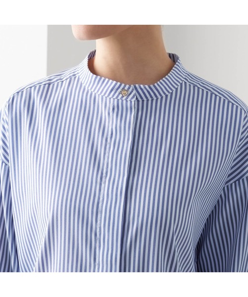 StyleNote(スタイルノート)の「シワになりにくいチュニックブラウス(シャツ/ブラウス・レディース・サックスブルー/オフホワイト/ネイビー・M/S/L)」の19枚目の写真