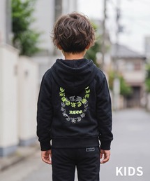 adamsJUGGLER（アダムスジャグラー）の「RTEG O.E ネオンサークルフーディー キッズ（パーカー）」