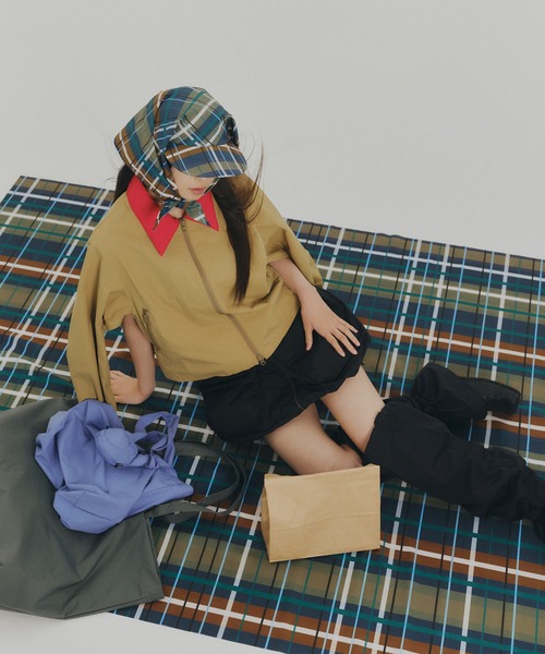NON TOKYO（ノントーキョー）の「BI COLOR TECH BLOUSON（ブルゾン・レディース・ベージュ/ミント/ネイビー・2/1）」の9枚目の写真