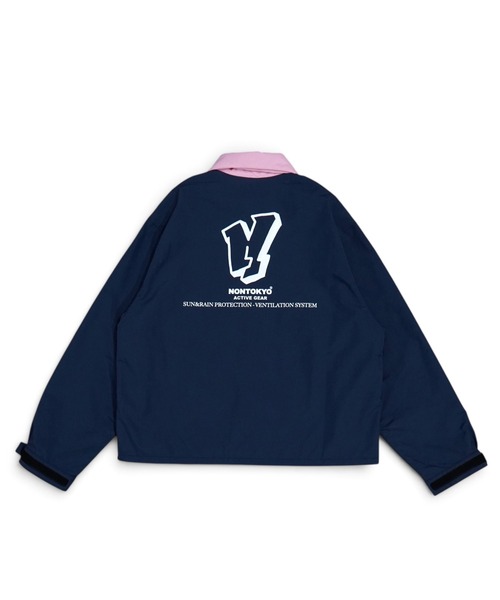 NON TOKYO（ノントーキョー）の「BI COLOR TECH BLOUSON（ブルゾン・レディース・ベージュ/ミント/ネイビー・2/1）」の14枚目の写真
