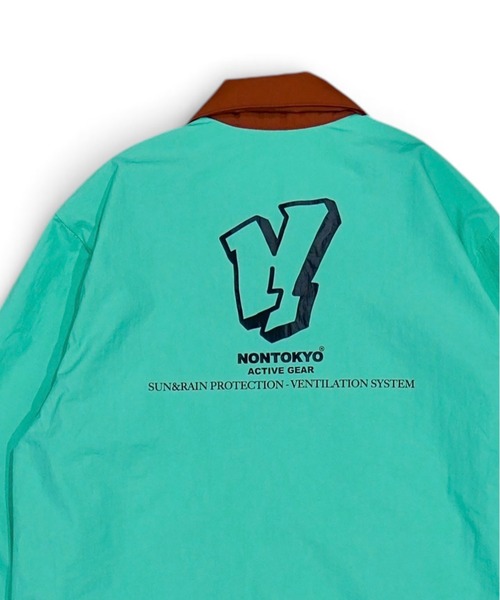 NON TOKYO（ノントーキョー）の「BI COLOR TECH BLOUSON（ブルゾン・レディース・ベージュ/ミント/ネイビー・2/1）」の21枚目の写真