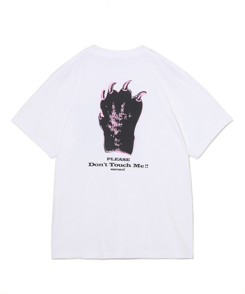 NON TOKYO(ノントーキョー)の「PRINT T-SHIRT(HAND)(Tシャツ/カットソー・レディース・グリーン/ホワイト/パープル・2/1)」の8枚目の写真