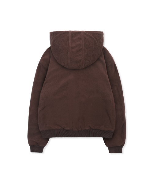 RuNaKi'Hu'(ルナキフ)の「WXJ052 ソレゾレ コーデュロイリバーシブルフードジップアップ (BROWN/BURGUNDY)(パーカー・レディース・その他・1/2)」の8枚目の写真