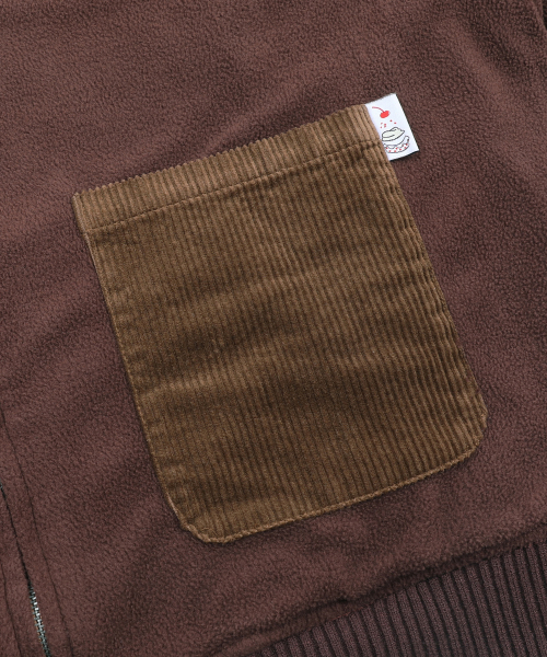 RuNaKi'Hu'(ルナキフ)の「WXJ052 ソレゾレ コーデュロイリバーシブルフードジップアップ (BROWN/BURGUNDY)(パーカー・レディース・その他・1/2)」の14枚目の写真