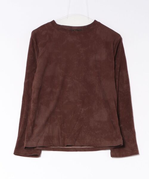 Ritzy(リッツィー)の「タイダイ柄・ロンT(Tシャツ/カットソー・レディース・ブラック/ブラウン・MEDIUM/LARGE)」の2枚目の写真