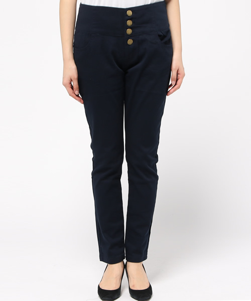 Re:EDIT(リエディ)の「ハイウエストストレッチパギンス(その他パンツ・レディース・チャコールグレー/グレー/ブラック/カーキ/ベージュ/ネイビー/ホワイト・X-SMALL/MEDIUM/X-LARGE/SMALL/LARGE)」の22枚目の写真