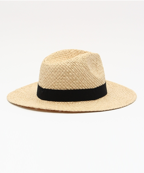 MOUSSY（マウジー）の「LAFIA HAT（キャップ・レディース・ブラック/ベージュ・FREE）」の8枚目の写真