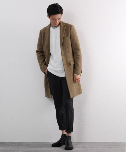 GLOBAL WORK（グローバルワーク）の「ウールチェスターコート/719550 （チェスターコート・メンズ・グレー系その他/ネイビー/ライトブラウン/グレー・SMALL/LARGE/X-LARGE/MEDIUM）」の15枚目の写真