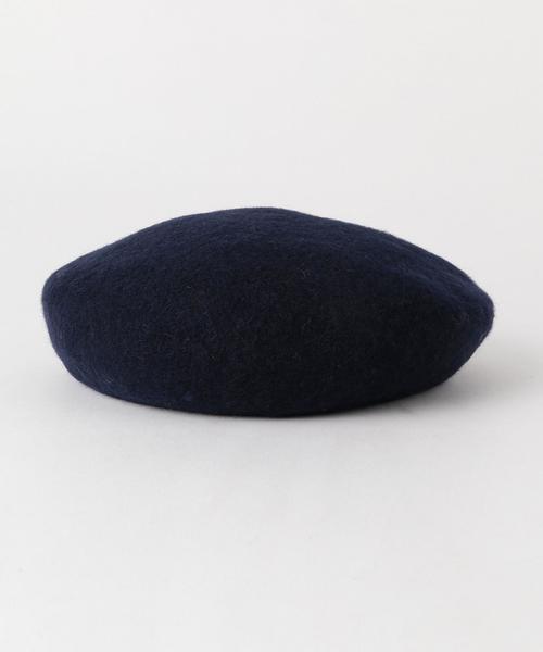 green label relaxing（グリーンレーベルリラクシング）の「CB casselini ベレー帽◆（ハンチング/ベレー帽・レディース・ライトグレー/ネイビー・FREE）」の6枚目の写真