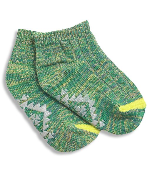 Ampersand（アンパサンド）の「杢調ショートソックス（ソックス/靴下・キッズ・ブルー/グリーン/ピンク・18/15 /12/21）」の5枚目の写真