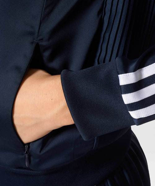 adidas（アディダス）の「【adicolor DX】 トラックトップジャージ[EUROPA TRACK TOP]（ジャージ・レディース・ブルー/ブラック・X-SMALL/MEDIUM/SMALL/XX-LARGE/LARGE/XXX-LARGE）」の15枚目の写真