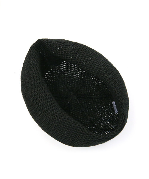 Luz Llena (NEY)(ラズレナニー)の「ペーパーベレー帽/帽子(ハンチング/ベレー帽・レディース・ベージュ/ブラック/ホワイト・フリ-)」の8枚目の写真
