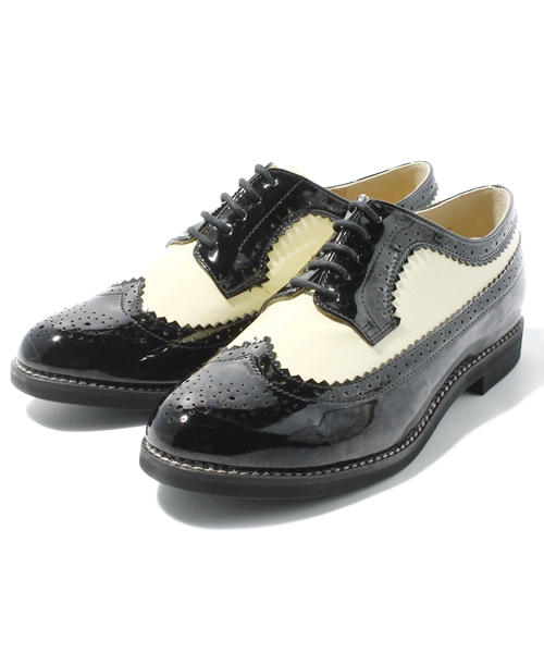 WEGO(ウィゴー)の「メダリオンシューズ(ドレスシューズ・レディース・ホワイト/ブラック/ブラウン/キャメル・23.5/24.5)」の2枚目の写真