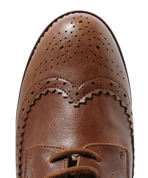 WEGO(ウィゴー)の「メダリオンシューズ(ドレスシューズ・レディース・ホワイト/ブラック/ブラウン/キャメル・23.5/24.5)」の8枚目の写真