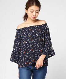 Honeys | ワイドスリーブオフショルプルオーバー(シャツ/ブラウス)