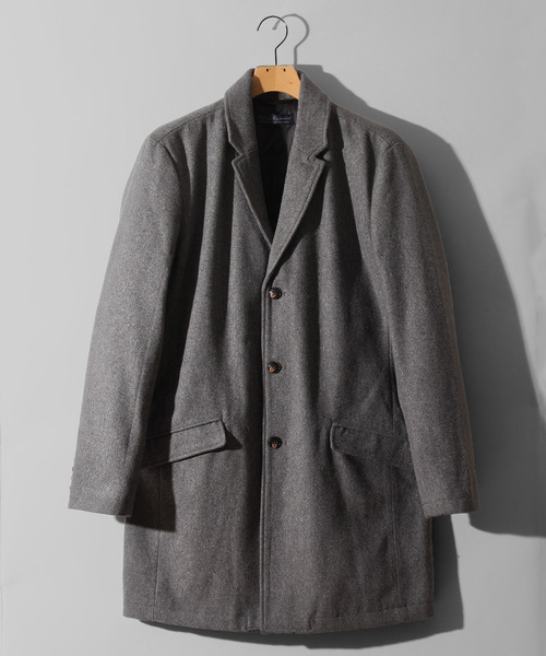 セール Burner Select メルトン 3つボタン チェスターコート チェスターコート Burner バーナー のファッション通販 Zozotown