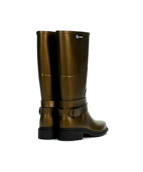 【新品AIGLE  MACADAMES  マカダム　ロングレインブーツ ブラック セール】マカダム（レインシューズ）｜AIGLE（エーグル）の