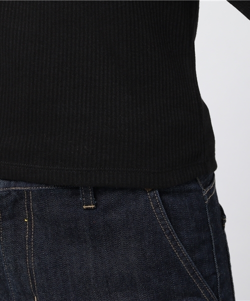 Honeys（ハニーズ）の「レース使いプルオーバー（Tシャツ/カットソー・レディース・アイボリー/ブラック/ピンク/杢グレー・L/M/S）」の6枚目の写真