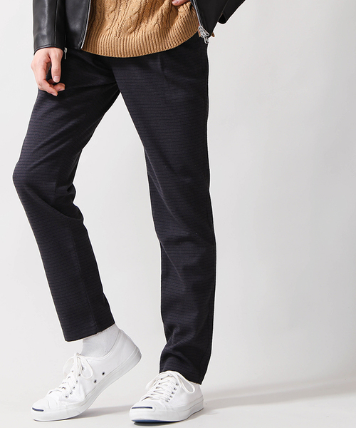 WEGO(ウィゴー)の「WEGO/ストレッチウインタースリムスラックス(スラックス・メンズ・ブラック/ネイビー/ダークグレー/ブラウン系その他/キャメル・SMALL/MEDIUM/LARGE)」の4枚目の写真