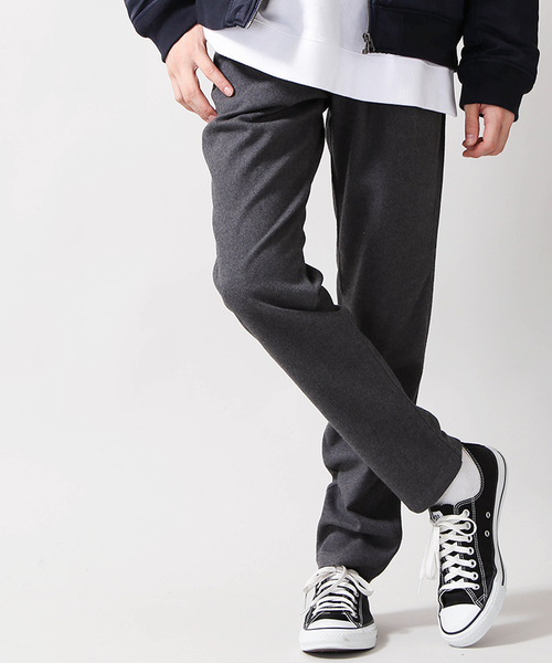 WEGO(ウィゴー)の「WEGO/ストレッチウインタースリムスラックス(スラックス・メンズ・ブラック/ネイビー/ダークグレー/ブラウン系その他/キャメル・SMALL/MEDIUM/LARGE)」の3枚目の写真