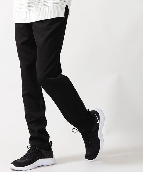 WEGO(ウィゴー)の「WEGO/ストレッチウインタースリムスラックス(スラックス・メンズ・ブラック/ネイビー/ダークグレー/ブラウン系その他/キャメル・SMALL/MEDIUM/LARGE)」の2枚目の写真