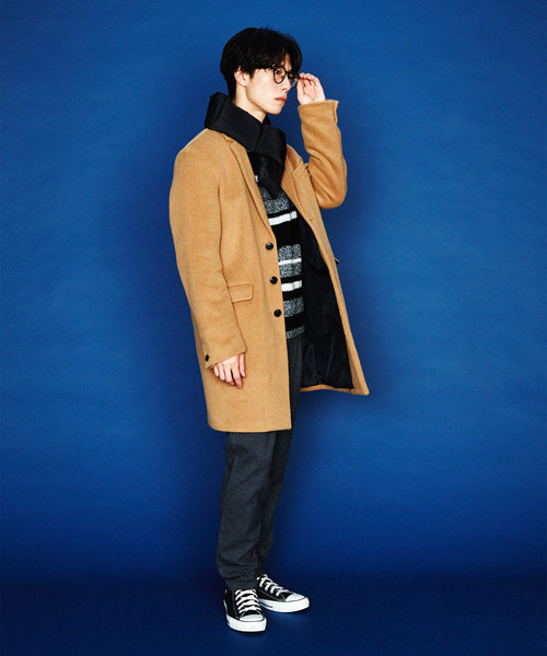 WEGO(ウィゴー)の「WEGO/ストレッチウインタースリムスラックス(スラックス・メンズ・ブラック/ネイビー/ダークグレー/ブラウン系その他/キャメル・SMALL/MEDIUM/LARGE)」の8枚目の写真