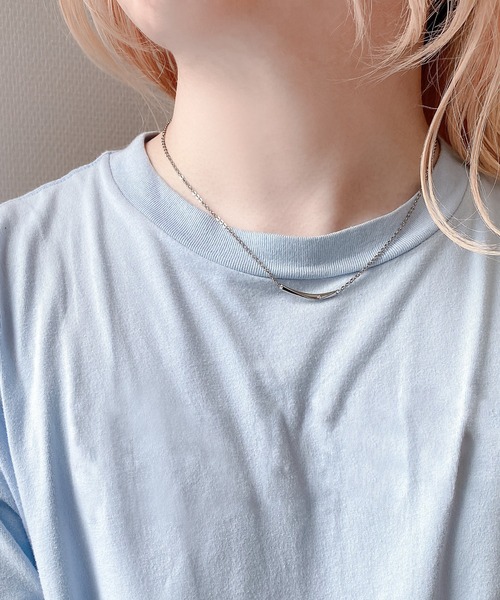 BLOOM（ブルーム）の「ステンレス ダイヤモンド ペアネックレス（メンズ） BLOOM/ブルーム (金属アレルギー対応)（ネックレス・メンズ・その他・50cm）」の18枚目の写真