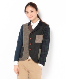 BEAMS BOY | BEAMS BOY / クレイジー4ボタン ヨーロッパワークジャケット(その他アウター)