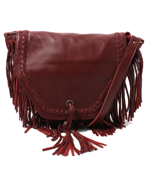 goa（ゴア）の「レザーフリンジショルダーBAG（ショルダーバッグ 