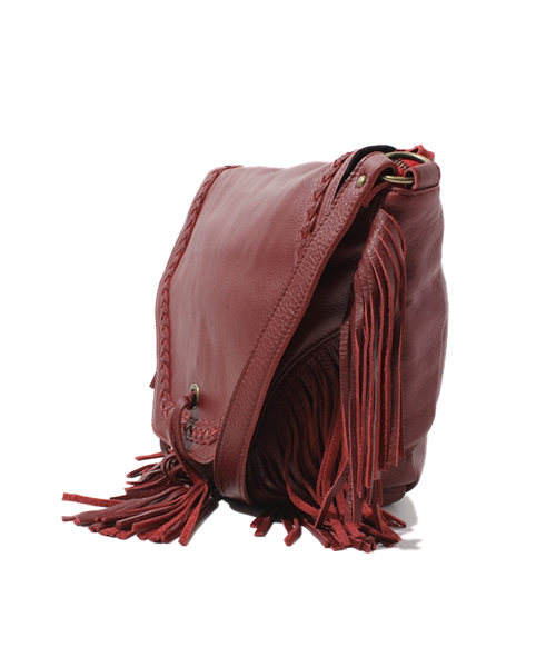goa（ゴア）の「レザーフリンジショルダーBAG（ショルダーバッグ