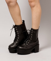 WEGO | WEGO/厚底太ヒールショートブーツ(ブーツ)