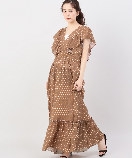 Plage プラージュ の Lee Mathews Maisee Spot V ドレス ワンピース Wear