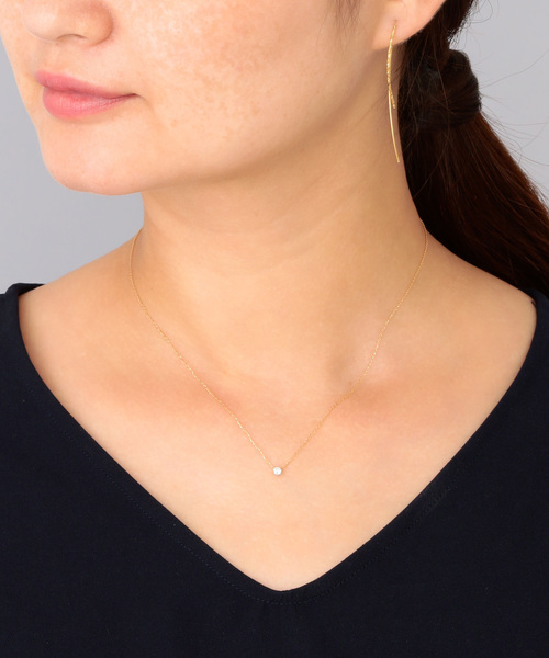 agete（アガット）の「K18ダイヤモンドネックレス（ネックレス・レディース・ゴールド系その他・FREE）」の7枚目の写真